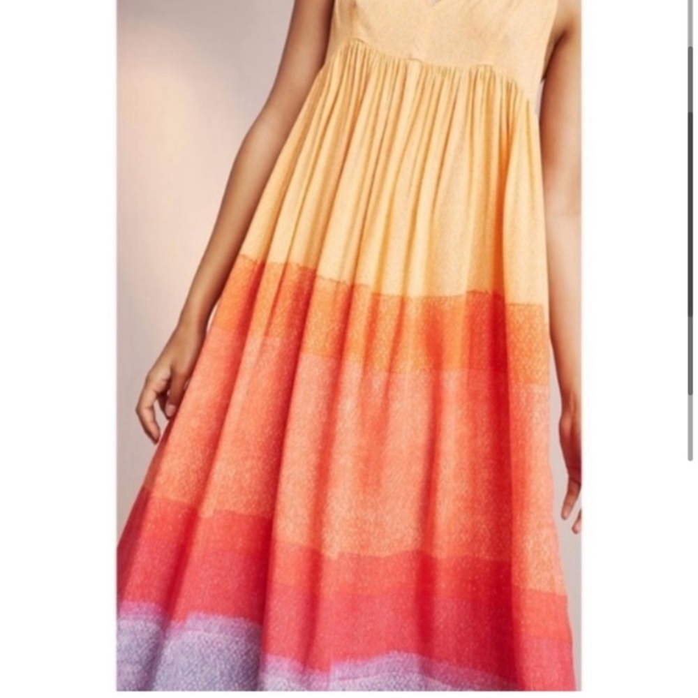 Anthropologie x Carla Weeks Setting Sun Maxi Dress - Picture 4 of 13